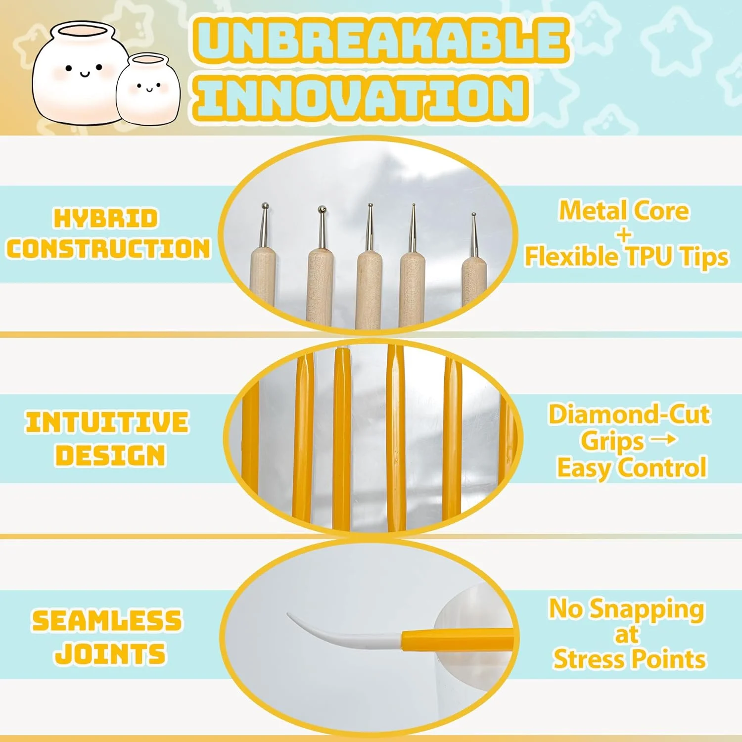 ابزار سفالگری و مجسمه سازی خمیر هوا خشک، 38 تکه ابزار مجسمه سازی خاک رس، ابزار مدل سازی خاک رس، ابزار مجسمه سازی خاک رس برای مجسمه سازی، خاک رس مدل سازی، پلیمر، سرامیک، برجسته سازی، ابزار خاک رس پلیمری، ابزار حکاکی چوب
