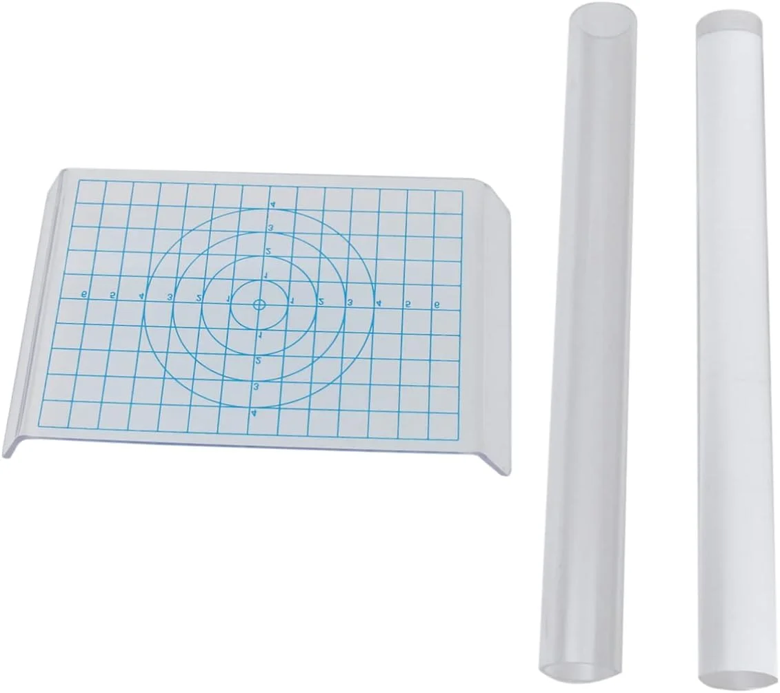 مجموعه غلطک های رسی اکریلیک NUOBESTY شامل 1 ست 3 عددی، ابزارهای DIY رسی دست ساز، ابزارهای رسی اکریلیک، ابزار DIY دست ساز، غلطک مدل سازی صاف کننده، لوازم رسی پلیمری، کیت ابزار وردنه