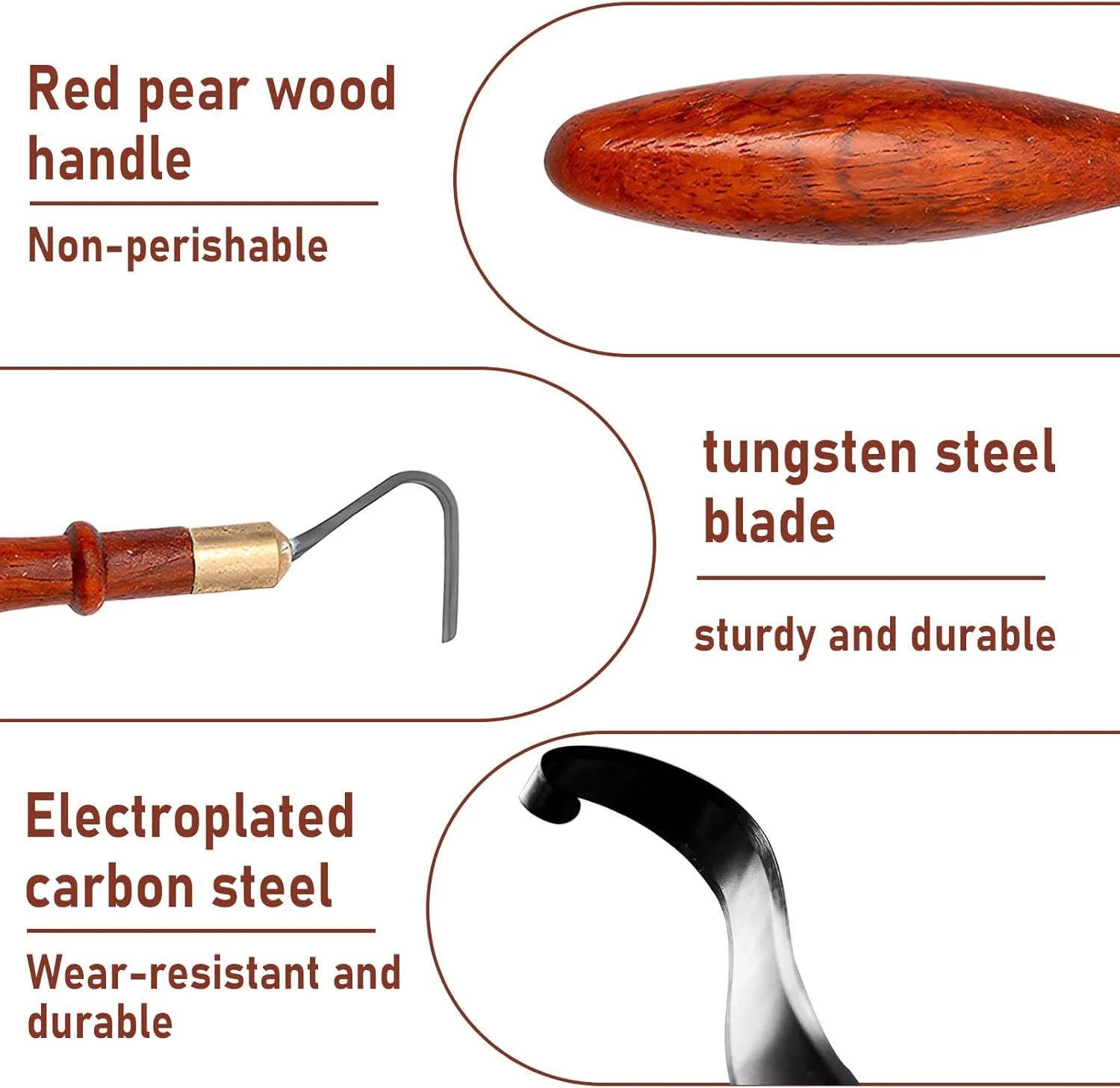 ابزار پرداخت سفالگری SYWAN، ابزار مجسمه سازی خاک رس با سر برش فولاد تنگستن، ابزار سفالگری دو طرفه + L شکل، ابزار حکاکی مدل سازی سفال رسی