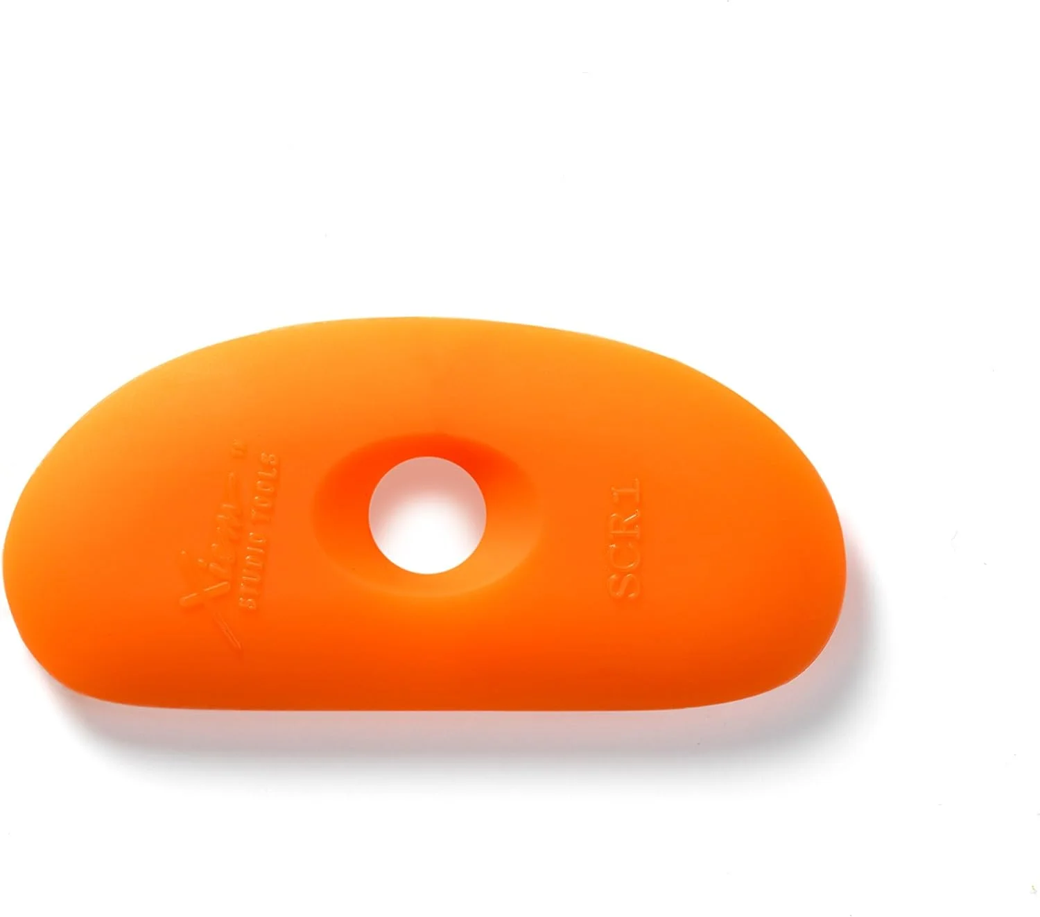 ابزار سفالگری Xiem، دنده رسی سیلیکونی نرم برای سرامیک و سفالگری (SCR1-O-10193)