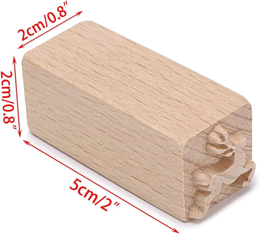 اون‌مای، ست 16 عددی مهر طرح‌دار برای مدل‌سازی با خمیر، مهر چوبی سفالگری، ابزار سفالگری، مهر بلوک چوبی، وردنه خمیر بافت‌دار، وردنه دستی با دسته چوبی، ست ابزار سفالگری