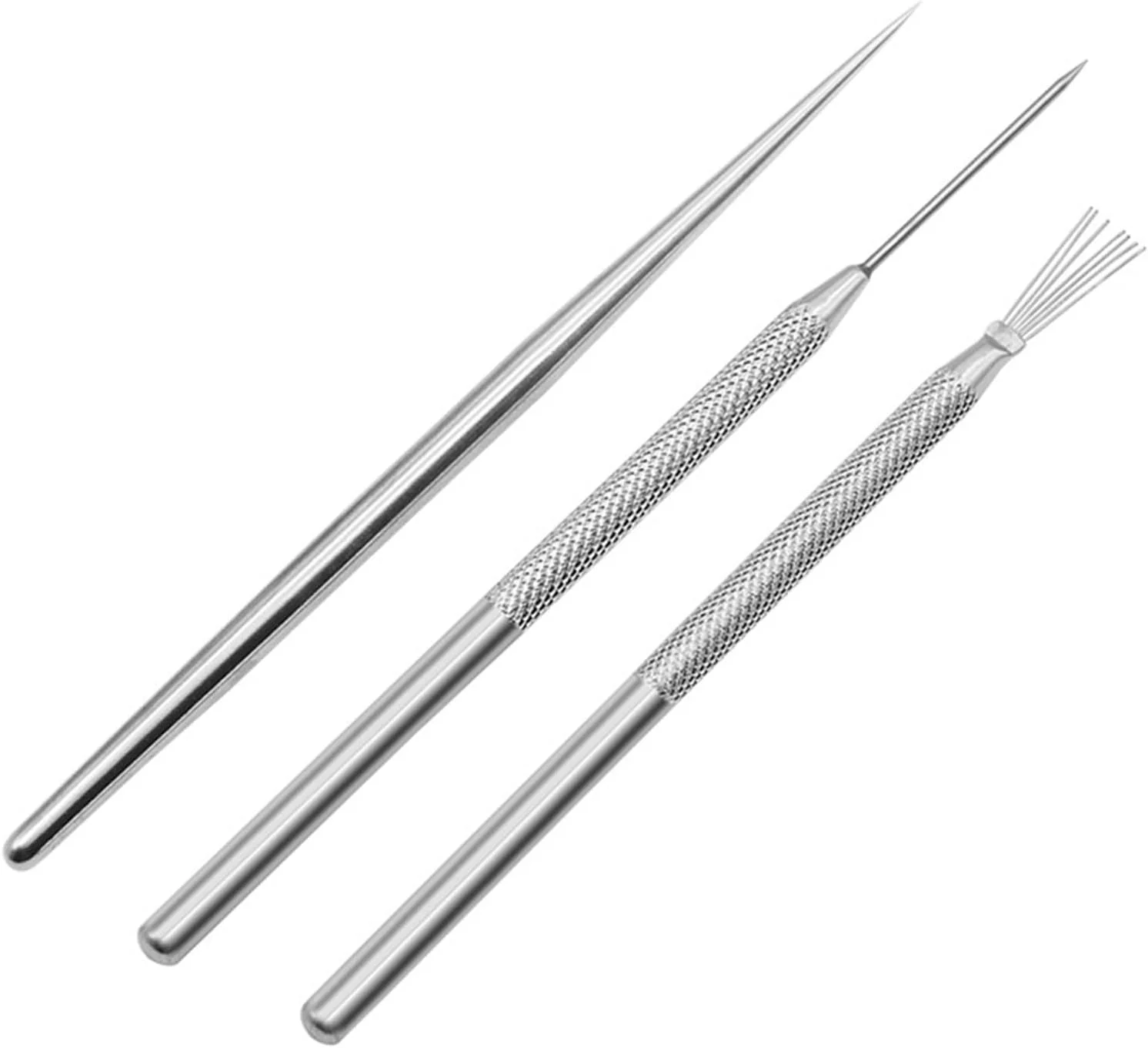 ابزار سرامیکی بافت سیم 7 پین QIANZHENGHUA، ابزار مجسمه سازی خمیر پلیمری، سوزن جزئیات سفالگری، برس نانوایی ابزار سرامیکی بافت سیم 7 پین QIANZHENGHUA، ابزار مجسمه سازی خمیر پلیمری، سوزن جزئیات سفالگری، برس نانوایی