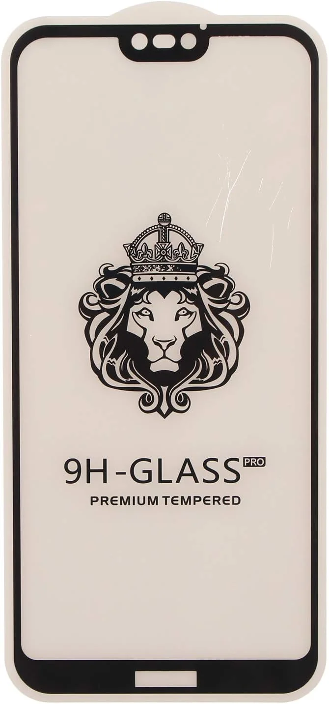 محافظ صفحه نمایش شیشه ای 9H برای هوآوی P20 لایت، مشکی