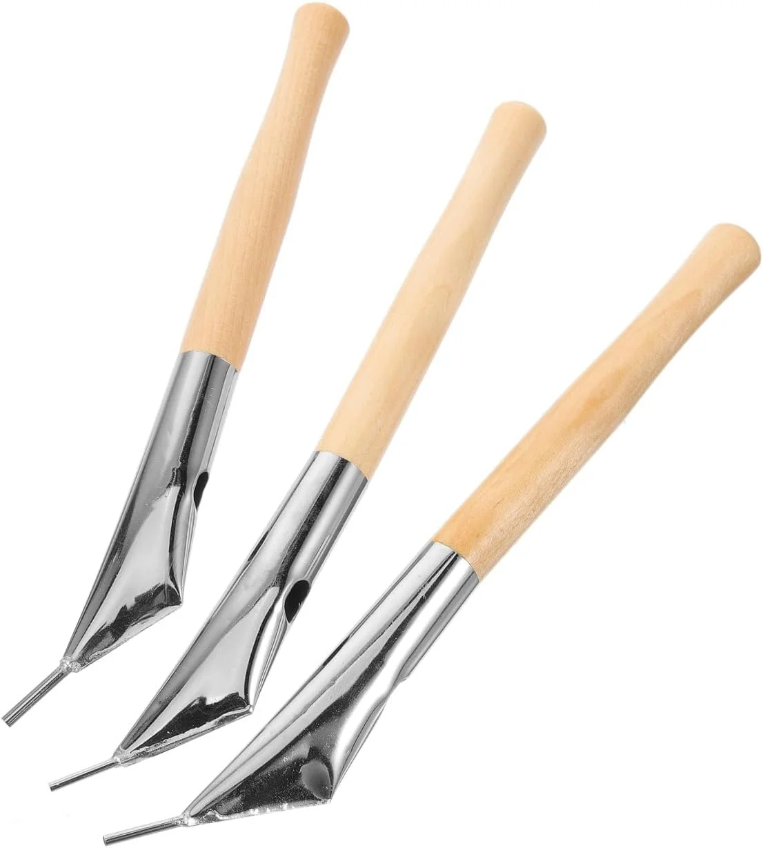 ابزار سفالگری سرامیکی، ابزار شکل دهی خاک رس، قلم باتیک مجسمه سازی، چاقوهای باتیک چوبی، کیت ابزار خاک رس، قلم چاپ موم ابزار حکاکی موم، ابزار باتیک، کیت ابزار سرامیک چوبی، ابزار سفالگری (3 عدد)