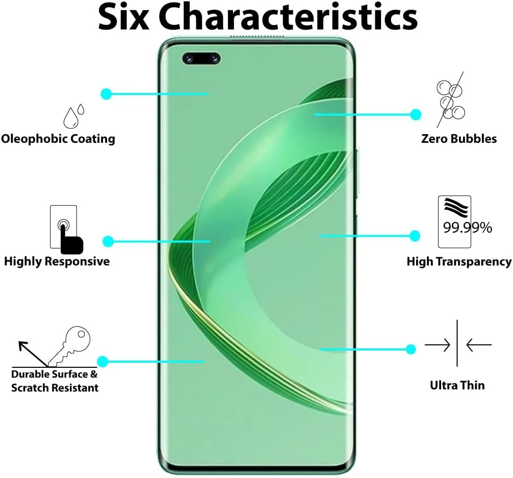 محافظ صفحه نمایش مات Al-HuTrusHi سازگار با Huawei nova 11 Pro/Huawei nova11 Ultra، فیلم سرامیکی با سطح مات (غیر شیشه ای)، سرامیکی مات محافظ صفحه نمایش مات Al-HuTrusHi سازگار با Huawei nova 11 Pro/Huawei nova11 Ultra، فیلم سرامیکی با سطح مات (غیر شیشه ای)، سرامیکی مات