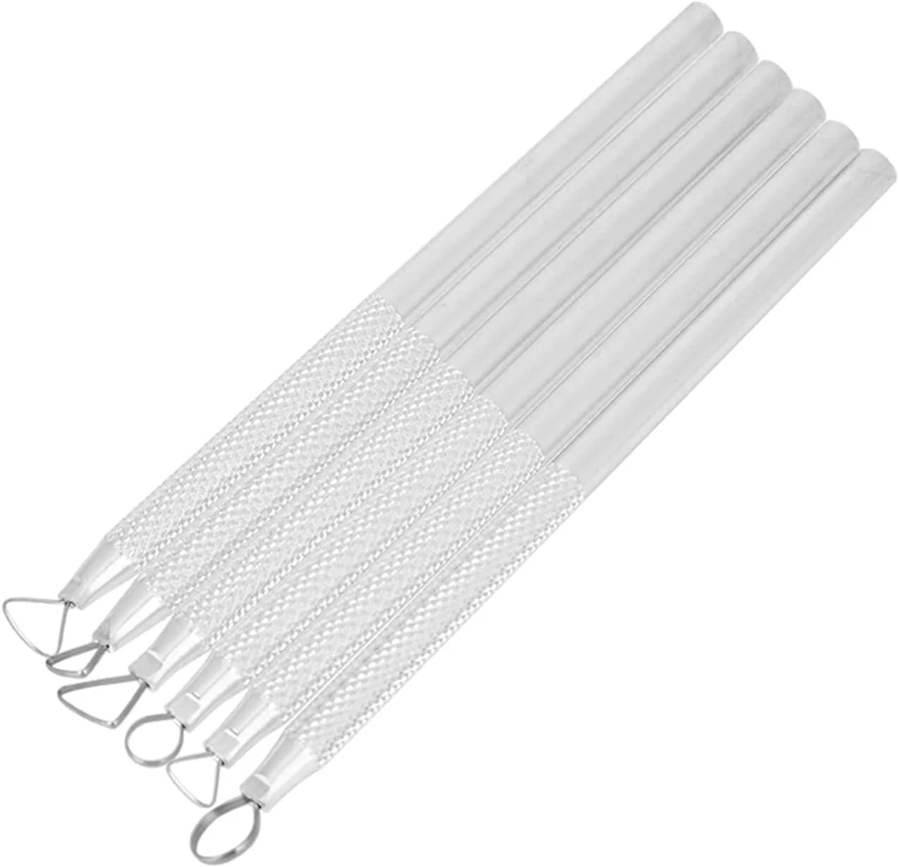 والفرانت 6 عدد ابزار مجسمه سازی سفالی، خاک رس، آلیاژ آلومینیوم، مدل سازی سرامیکی، کاردک