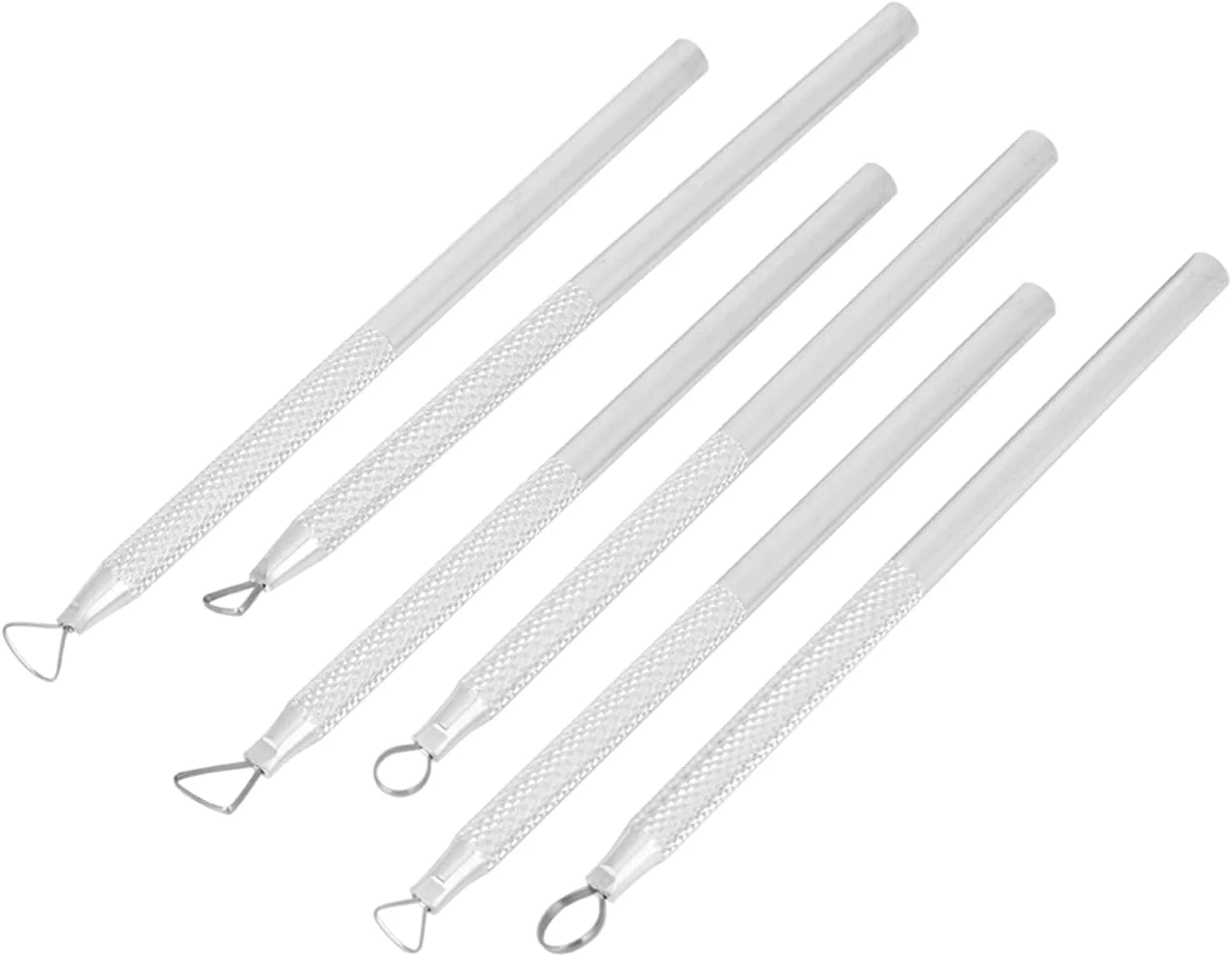 والفرانت 6 عدد ابزار مجسمه سازی سفالی، خاک رس، آلیاژ آلومینیوم، مدل سازی سرامیکی، کاردک