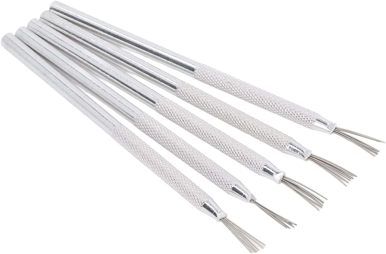 ابزار سوزنی سفالی گرنی، 5 عدد ابزار جزئیات سوزنی آلومینیومی بافت سیمی سفال برای سرامیک، سفال، جزئیات بافت دهی، ابزار مدل سازی ابزار سوزنی سفالی گرنی، 5 عدد ابزار جزئیات سوزنی آلومینیومی بافت سیمی سفال برای سرامیک، سفال، جزئیات بافت دهی، ابزار مدل سازی