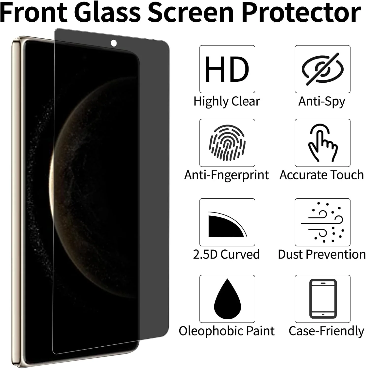 2 عدد محافظ صفحه نمایش حریم خصوصی و 2 عدد محافظ دوربین سازگار با هوآوی میت ایکس 6، پوشش کامل ضد جاسوسی، سختی 9H، لمس صاف، بدون حباب 2 عدد محافظ صفحه نمایش حریم خصوصی و 2 عدد محافظ دوربین سازگار با هوآوی میت ایکس 6، پوشش کامل ضد جاسوسی، سختی 9H، لمس صاف، بدون حباب