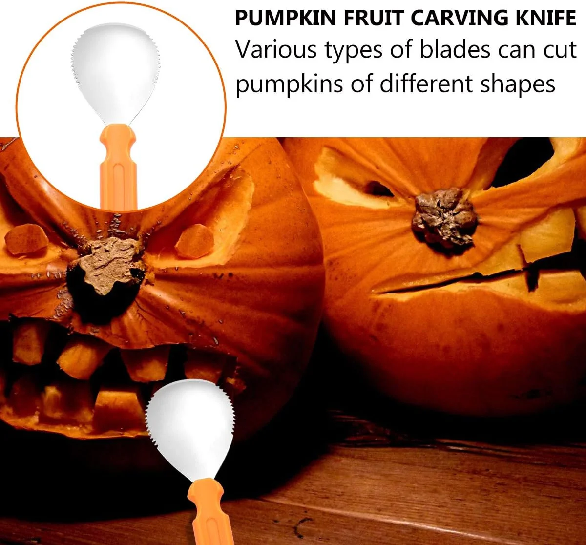 ست ۹ عددی ابزار حرفه ای حکاکی کدو تنبل، مناسب هالووین، حکاکی و مجسمه سازی آسان کدو تنبل