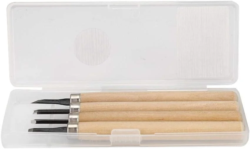 ست 4 عددی چاقوی حکاکی چوب، اسکنه های حکاکی، تیزکن دستی، ابزار حکاکی برای نجاری، حکاکی چوب، حکاکی طرح مهر لاستیکی، پروژه های صنایع دستی (#2) ست 4 عددی چاقوی حکاکی چوب، اسکنه های حکاکی، تیزکن دستی، ابزار حکاکی برای نجاری، حکاکی چوب، حکاکی طرح مهر لاستیکی، پروژه های صنایع دستی (#2)
