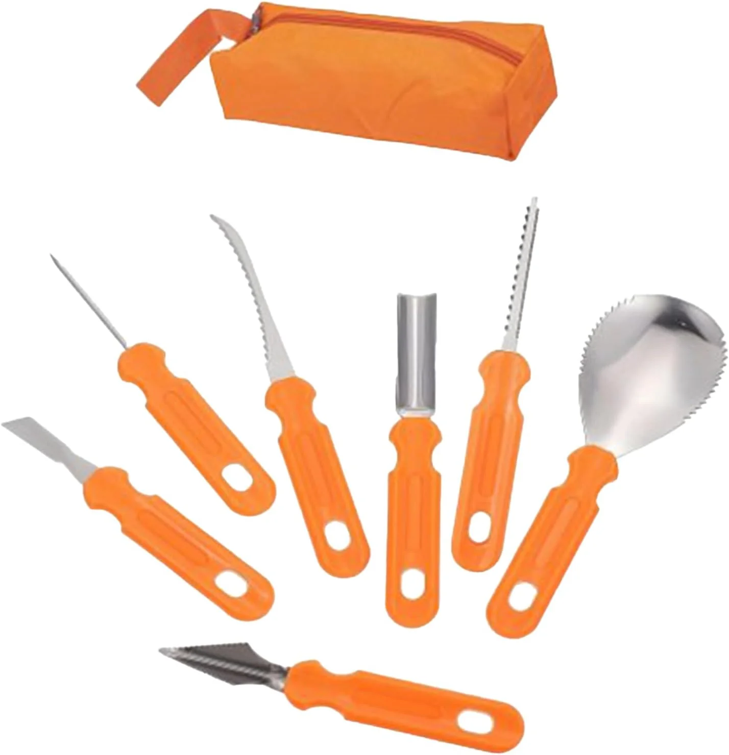 ست کنده کاری کدو تنبل بزرگسالان، ابزار مجسمه سازی سنگین | تجهیزات مجسمه سازی قابل حمل حرفه ای برای مبتدیان، علاقه مندان، پروژه های صنایع دستی مدرسه، هالووین