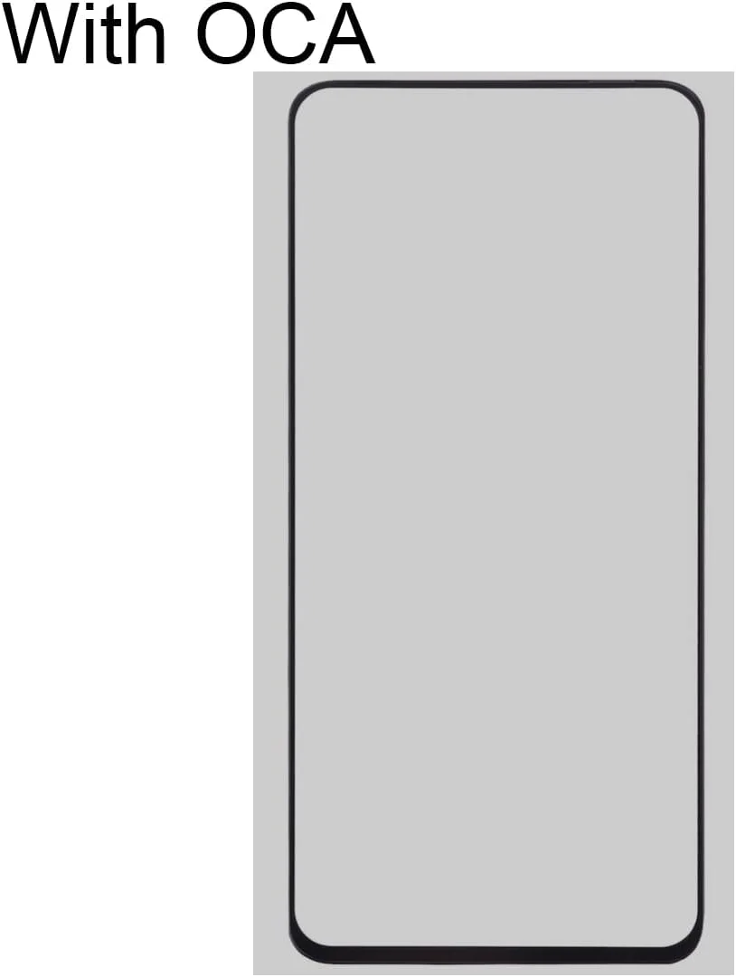 JHM-AE JHMJHM شیشه لنز بیرونی صفحه نمایش جلو برای هواوی به همراه چسب شفاف نوری OCA، قطعه تعمیر گوشی موبایل نوا 4