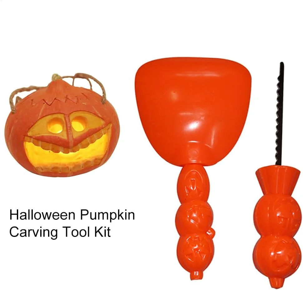 ست حکاکی کدو تنبل | مجموعه ابزار حکاکی فانوس کدو تنبل - بیل حرفه ای برای لوازم مهمانی هالووین کودکان و بزرگسالان ست حکاکی کدو تنبل | مجموعه ابزار حکاکی فانوس کدو تنبل - بیل حرفه ای برای لوازم مهمانی هالووین کودکان و بزرگسالان
