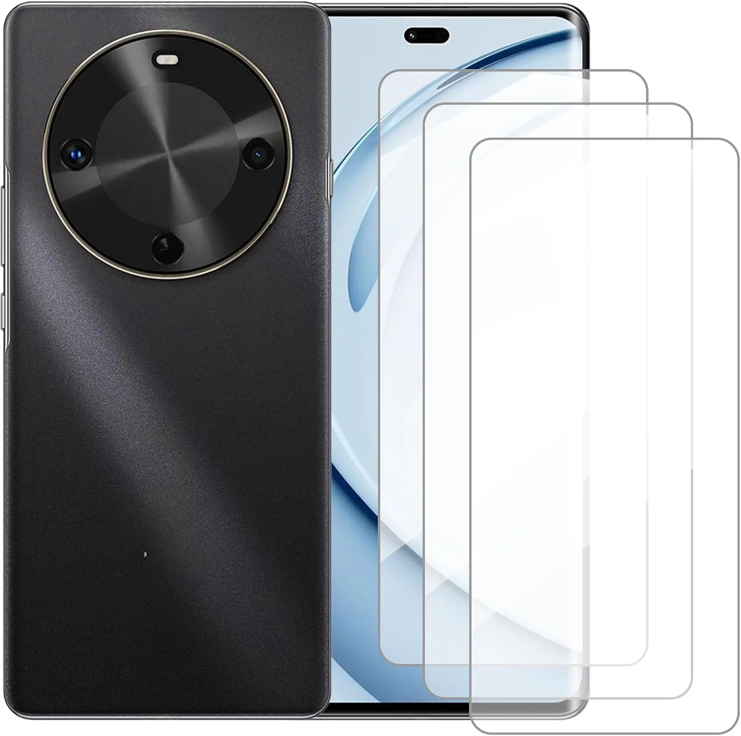 محافظ صفحه نمایش دامولون سازگار با هوآوی Enjoy 70X Vitality (6.78 اینچ) [بسته 3 عددی] محافظ صفحه نمایش شیشه ای تمپر شده مناسب برای هوآوی Enjoy 70X Vitality