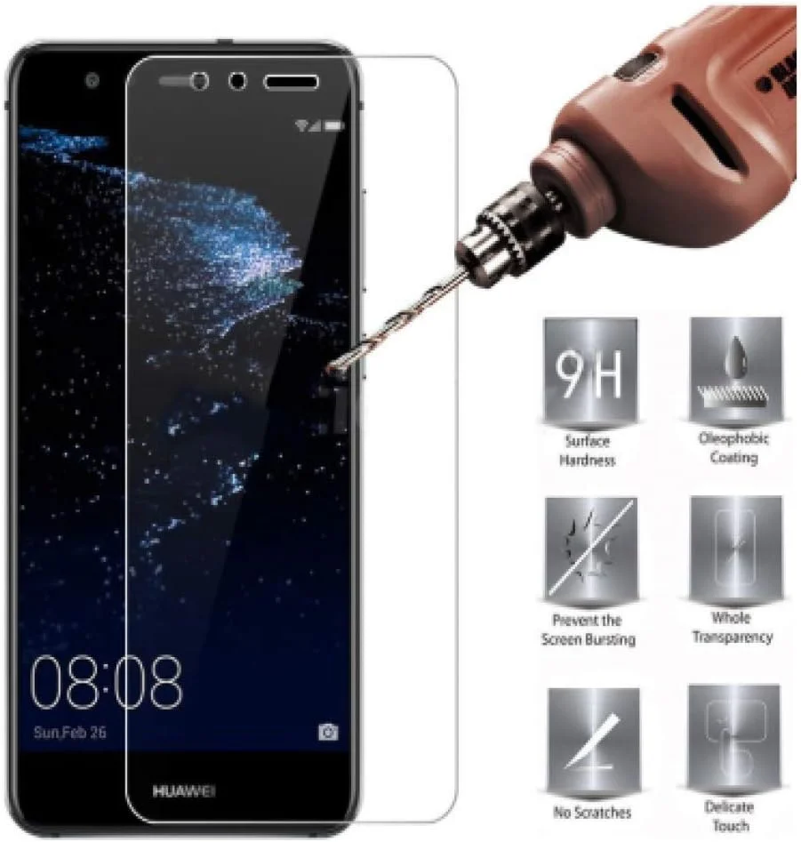 محافظ صفحه نمایش شیشه ای FHNLKFS، 2 عدد، شیشه حرارت دیده برای Huawei P10 lite، فیلم فوق العاده نازک گوشی برای Huawei P10 Lite Glass P10 Lite/Nova Lite