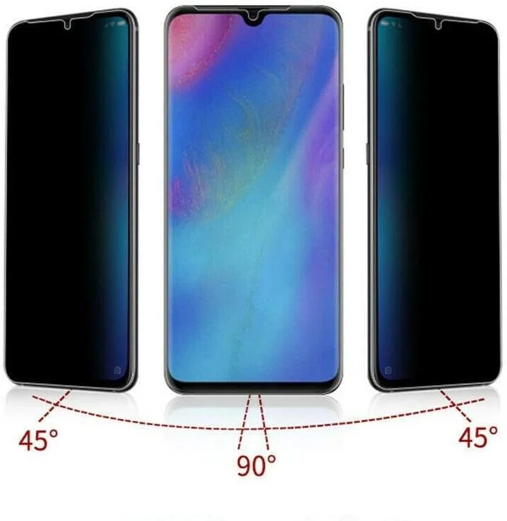 بسته 3 عددی محافظ صفحه نمایش حریم خصوصی 2.5 بعدی 9H MIBQM برای Huawei Mate 10 20 20X 30 Lite mate20 mate20X mate10 Pro mate30 Lite شیشه حرارت دیده ضد جاسوسی برای Huawei mate10