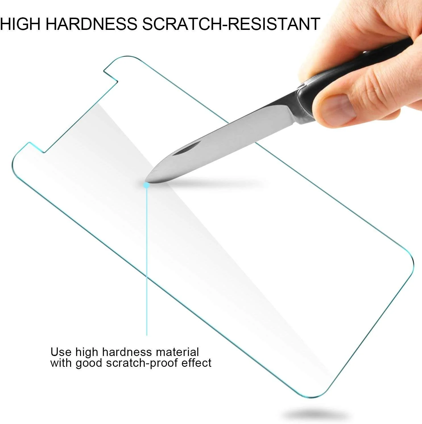 محافظ صفحه نمایش Huawei Y5 (2018)، سختی 9H، شفافیت HD، نصب بدون حباب، حساسیت بالا، شیشه حرارت دیده برای Huawei Y5 (2018)