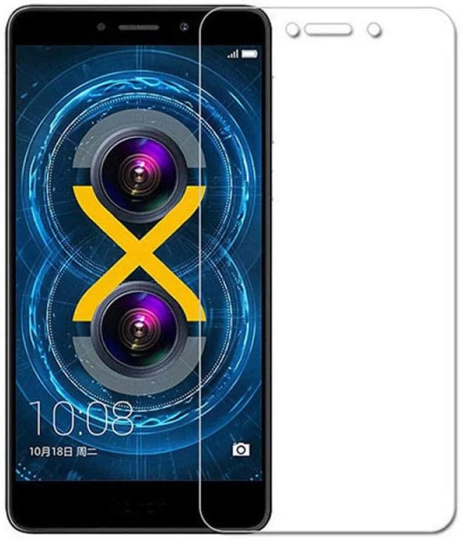 محافظ صفحه نمایش شیشه ای حرارت دیده 9H 2.5D مدل MIBQM بسته 3 عددی مناسب برای گوشی های هوآوی Honor 4A 4C Pro 5X GR5 GR3 5C 6C 6X 8 Lite 8lite 8A و Huawei Honor 5C