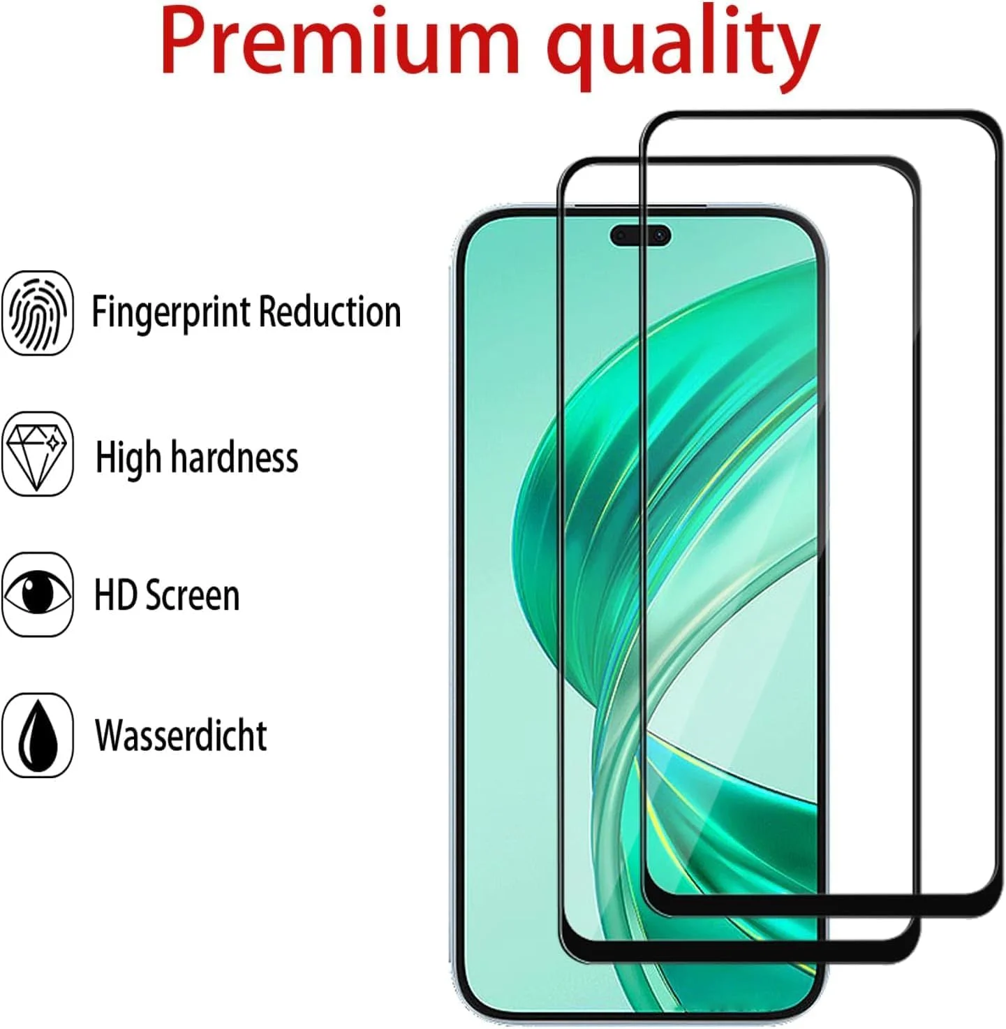 محافظ صفحه نمایش گوشی آنر X8b/آنر 200 لایت/هوآوی نوا 11، پوشش کامل، بدون حباب، ضد خش، ضد اثر انگشت، سختی 9H، لبه منحنی سه بعدی شیشه حرارت دیده، شیشه مشکی 5D (بسته 2 عددی) محافظ صفحه نمایش گوشی آنر X8b/آنر 200 لایت/هوآوی نوا 11، پوشش کامل، بدون حباب، ضد خش، ضد اثر انگشت، سختی 9H، لبه منحنی سه بعدی شیشه حرارت دیده، شیشه مشکی 5D (بسته 2 عددی)