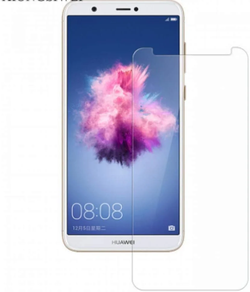 FHNLKFS 2 عدد محافظ صفحه نمایش شیشه ای حرارت دیده برای Huawei P Smart، فیلم محافظ شیشه ای برای Huawei P Smart، برای Huawei Enjoy 7S