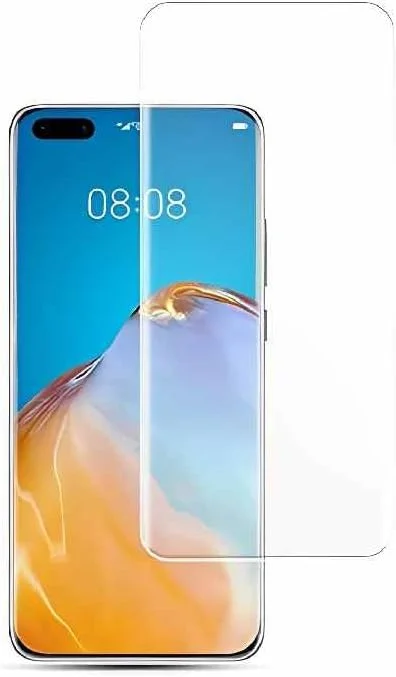 محافظ صفحه نمایش پورتال AE سازگار با UV مناسب برای Huawei P40pro چسب ژله ای مقاوم در برابر خراش [وضوح HD]