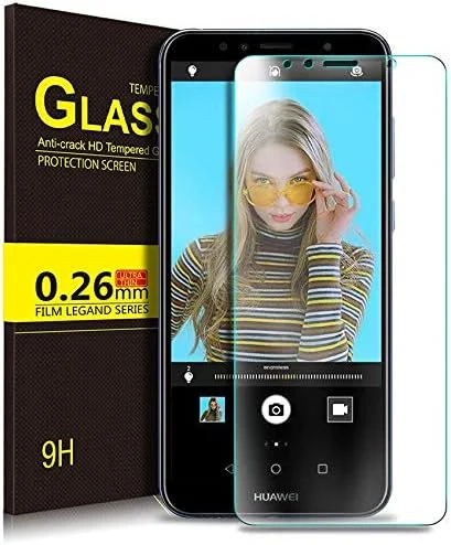 محافظ صفحه نمایش شیشه ای حرارت دیده پریمیوم کوگی برای هوآوی Y6 پرایم 2018، شفاف