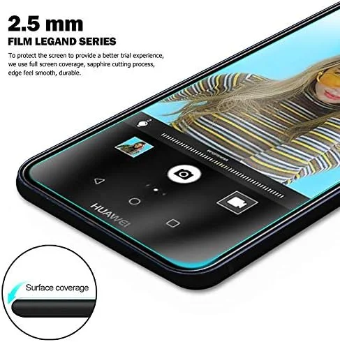 محافظ صفحه نمایش شیشه ای حرارت دیده پریمیوم کوگی برای هوآوی Y6 پرایم 2018، شفاف