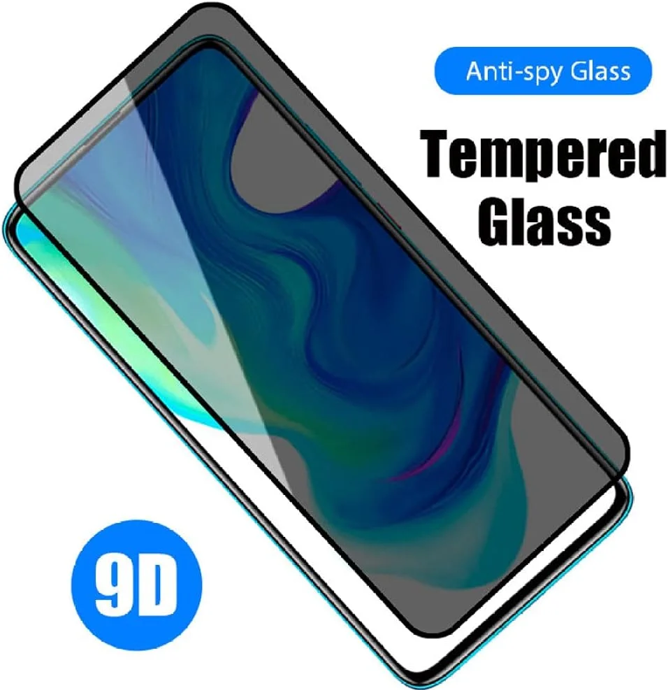 بسته 3 عددی محافظ صفحه نمایش حریم خصوصی MIBQM برای گوشی های هوآوی نوا 5t 8 6 7 7i SE 5G، فیلم شیشه ای حرارت دیده ضد جاسوسی برای هوآوی نوا 7 5G