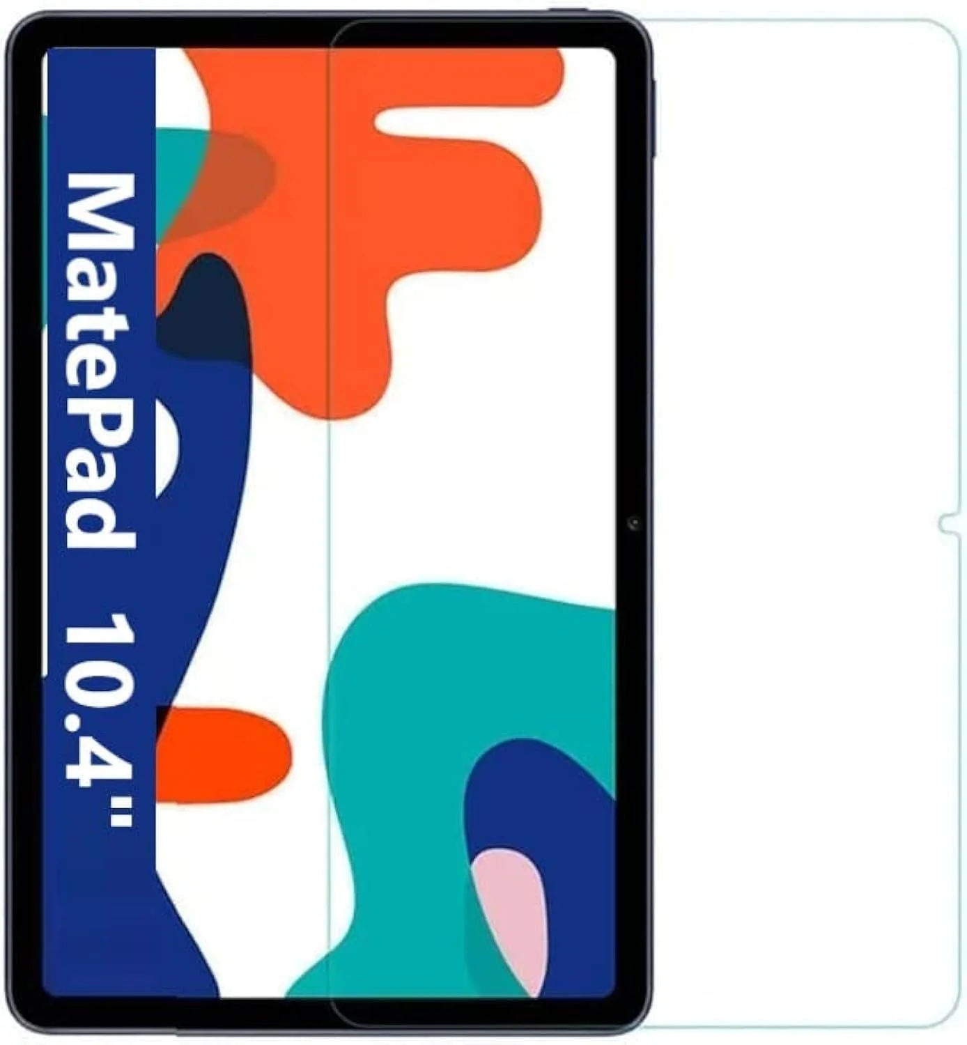 محافظ صفحه نمایش Muzz Huawei MatePad Pro 10.4 اینچ، [شیشه حرارت دیده] 0.3 میلی متر سختی 9H، ضد خش، ضد اثر انگشت، بدون حباب، فوق العاده شفاف