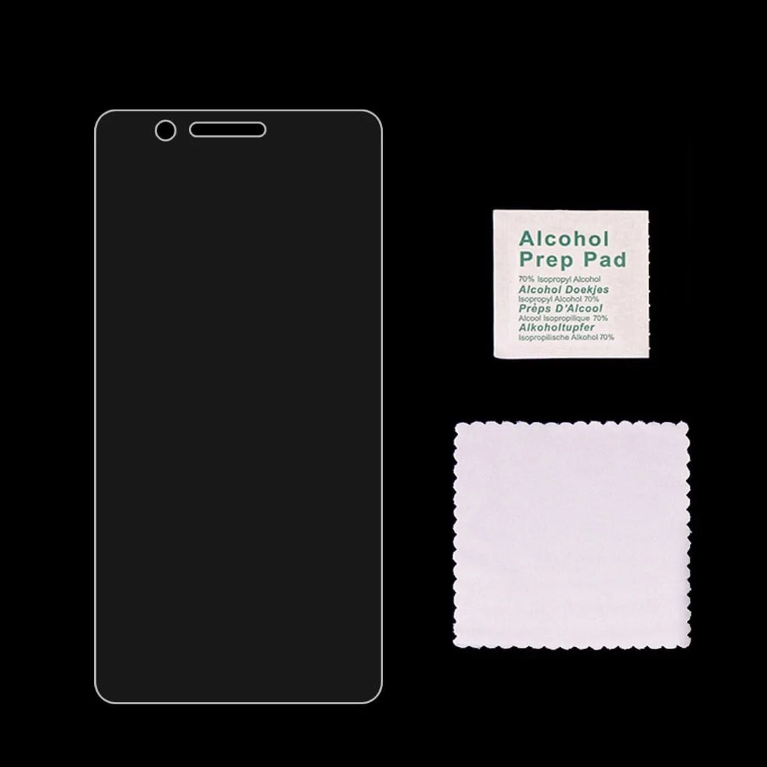 محافظ صفحه نمایش شیشه ای سخت Tangyongjiao مناسب برای گوشی هواوی P9 Lite، ضخامت 0.26 میلی متر، سختی سطح 9H، ضد انفجار، دارای لبه های 2.5D