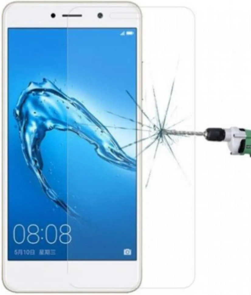 محافظ صفحه نمایش شیشه ای FHNLKFS 2 عددی، شیشه حرارت دیده برای Huawei Y7 Prime، شیشه برای Huawei Y7 Prime، فیلم تلفن 2.5D برای Huawei Enjoy 7 Plus