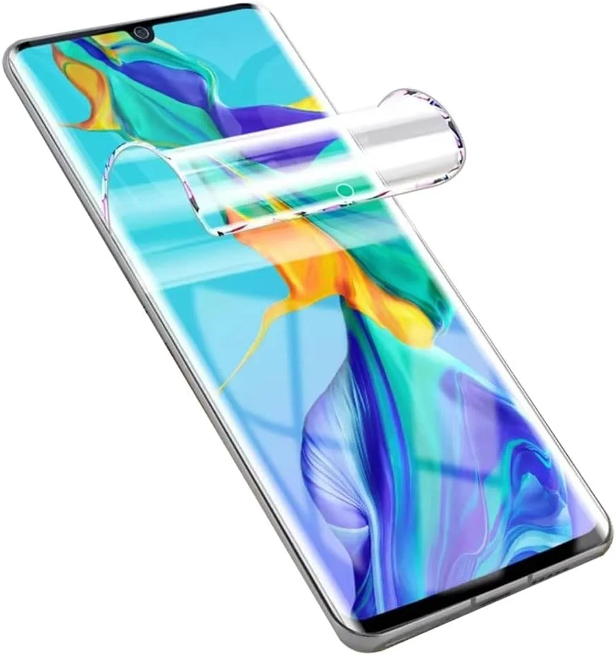 محافظ صفحه نمایش هیدروژل Piniwwe برای Huawei P30 Lite و P30 Lite New Edition، بسته 2 عددی، فیلم محافظ TPU نرم و شفاف، HD شفاف [غیر شیشه ای]