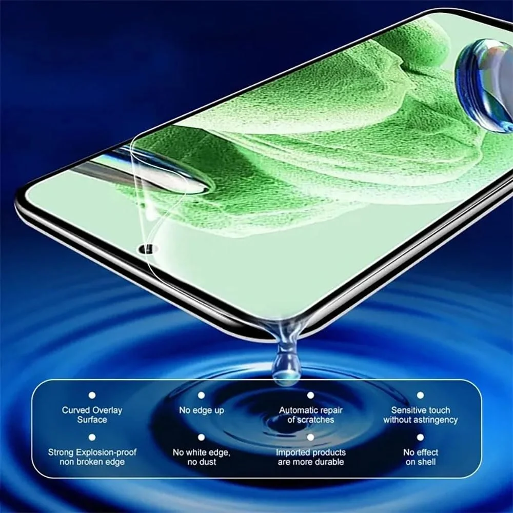 محافظ صفحه نمایش هیدروژل Piniwwe برای Huawei P30 Lite و P30 Lite New Edition، بسته 2 عددی، فیلم محافظ TPU نرم و شفاف، HD شفاف [غیر شیشه ای]