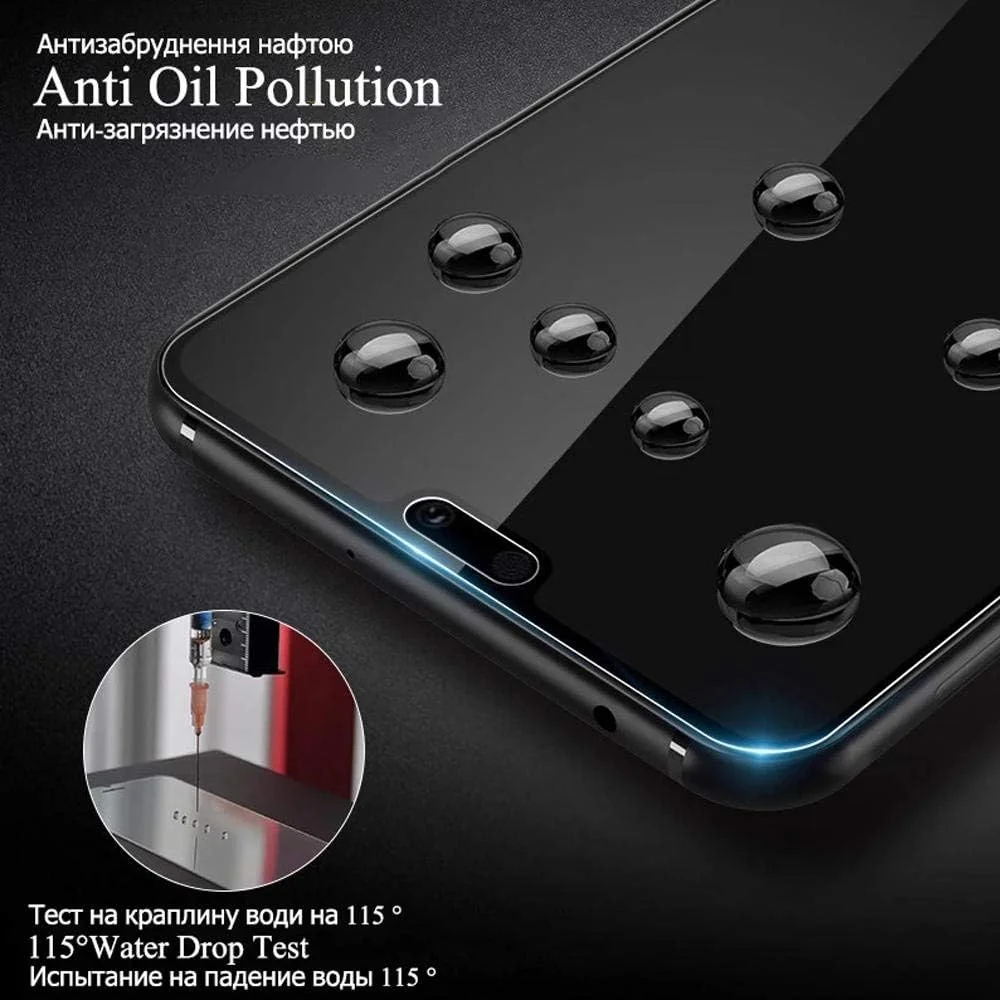 محافظ صفحه نمایش شیشه ای حرارت دیده MIBQM بسته 3 عددی، فیلم محافظ HD برای گوشی های هوآوی P Smart Plus 2018 Pro 2019 Z S 2020 2021