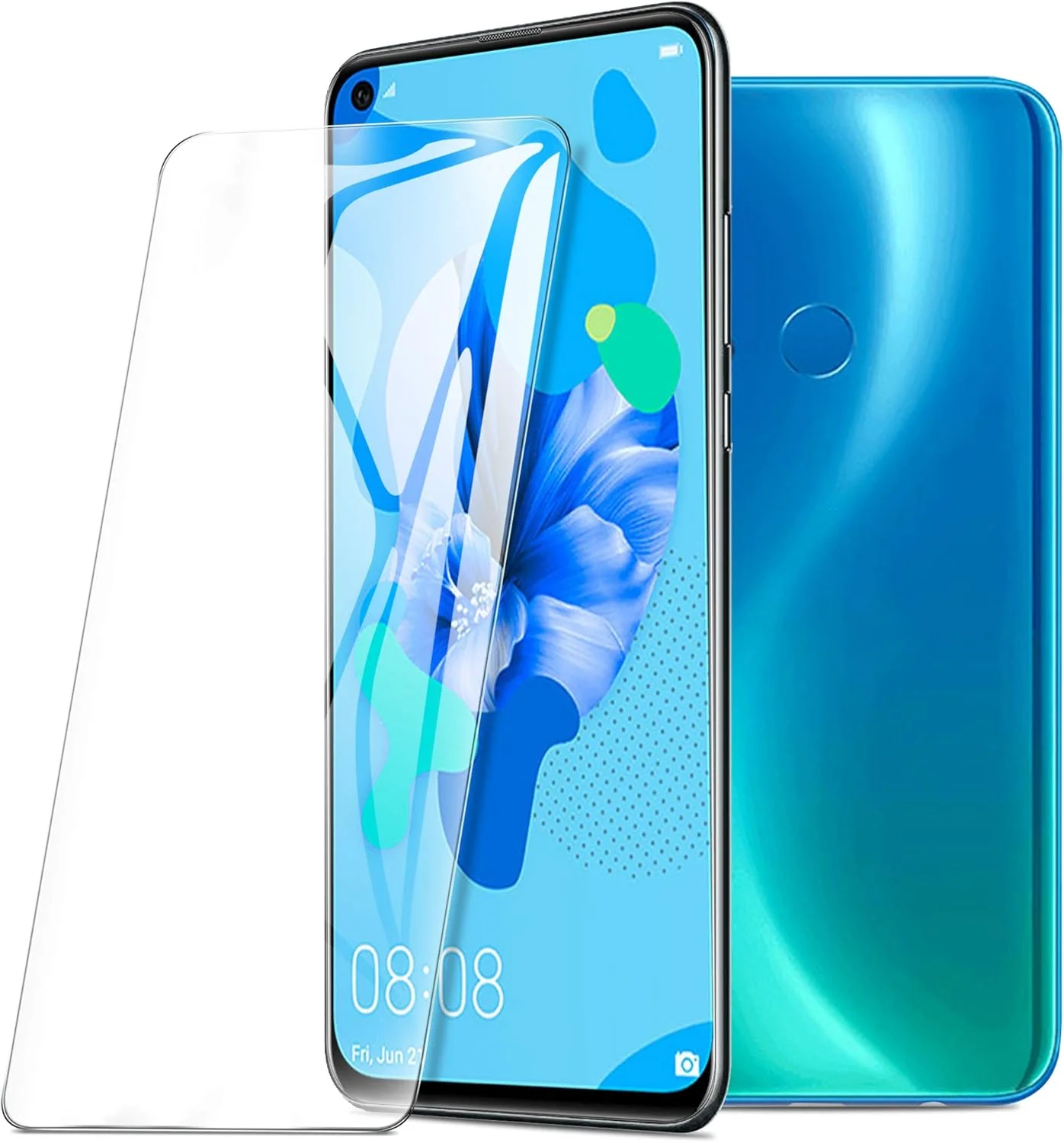 محافظ صفحه نمایش شیشه ای حرارت دیده برای هوآوی P20 لایت (Nova 3e) - شفاف