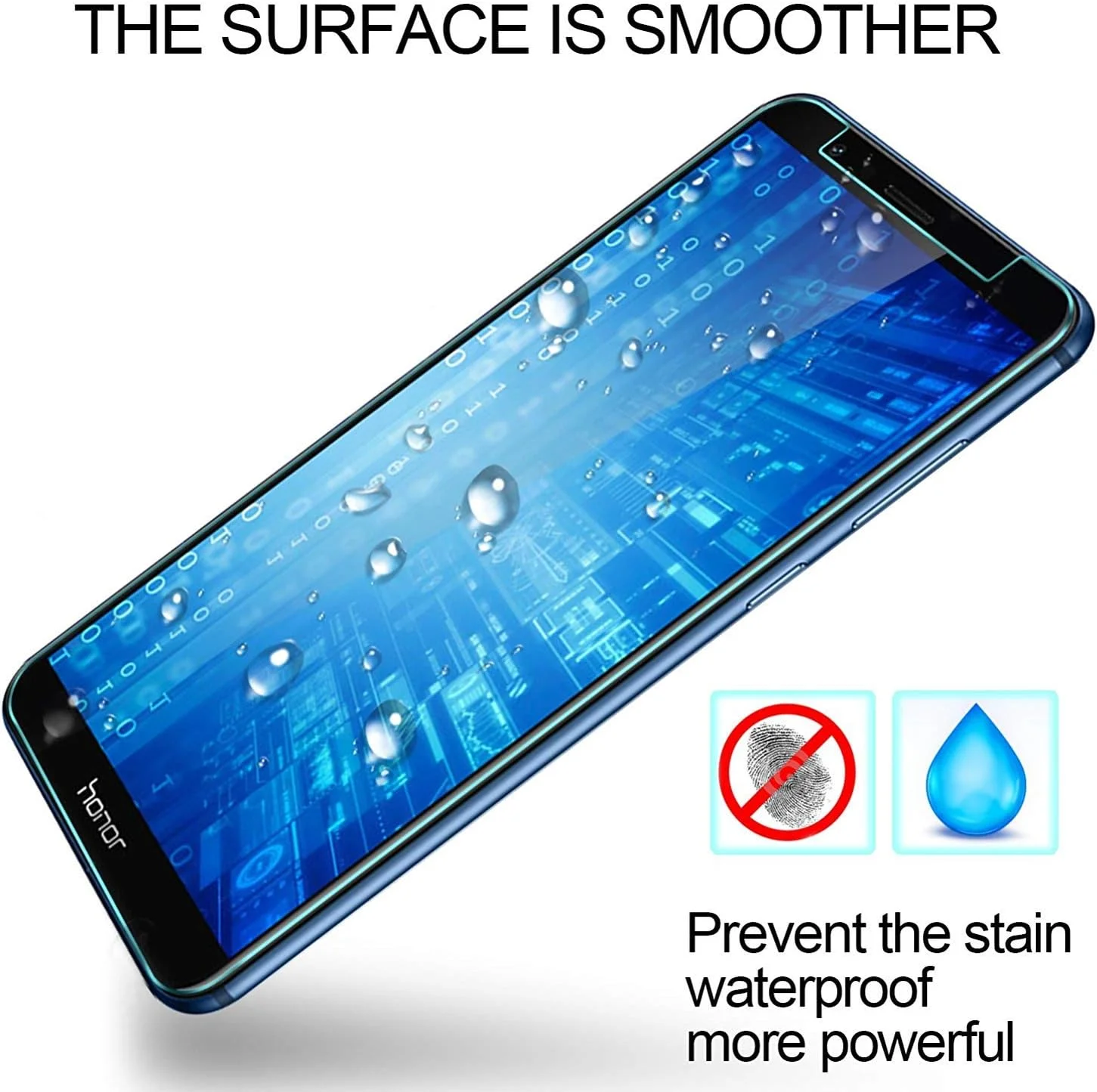 محافظ صفحه نمایش Huawei P20lite/nova3e، سختی 9H، وضوح HD، نصب بدون حباب، حساسیت بالا، شیشه حرارت دیده برای Huawei P20lite/nova3e