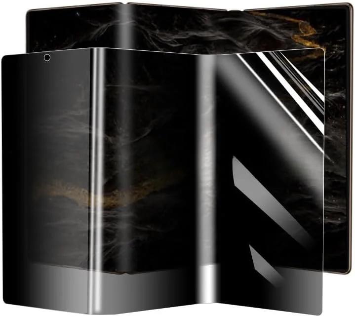 محافظ صفحه نمایش هیدروژلی نرم حریم خصوصی Gruattreay سازگار با Huawei Mate XT Ultimate، فیلم هیدروژلی ضد جاسوسی و ضد تابش نور برای Mate XT Ultimate