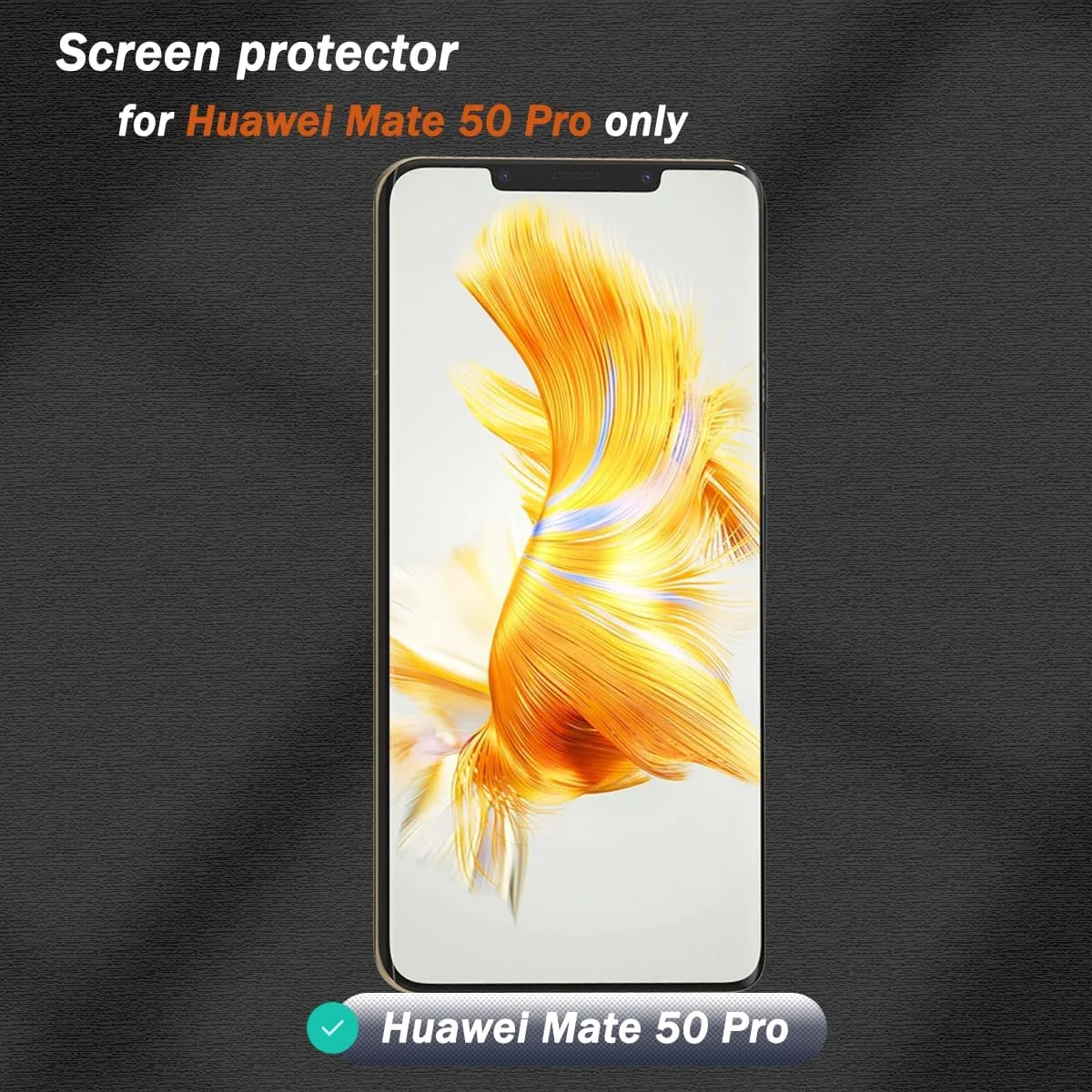محافظ صفحه نمایش حریم خصوصی Zerrshoo برای Huawei Mate 50 Pro، شیشه حرارت دیده ضد جاسوسی و محافظ دوربین Huawei Mate 50 Pro، بسته 2 عددی محافظ صفحه نمایش شیشه حرارت دیده 9H