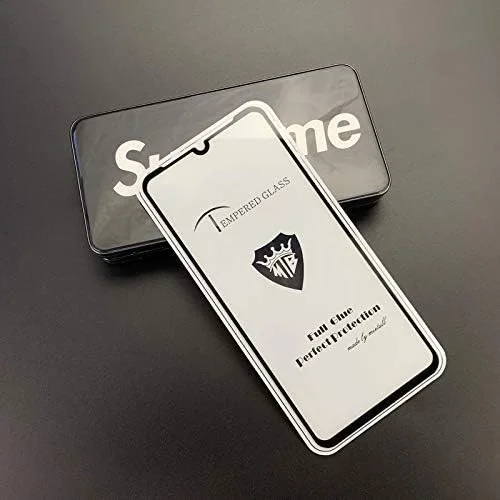 محافظ صفحه نمایش شیشه ای حرارت دیده تمام چسب ضد اثر انگشت مشکی XHC برای گوشی موبایل هواوی نوا 5/5 پرو/شیائومی می 9X مناسب آقایان، بانوان، دختران و پسران