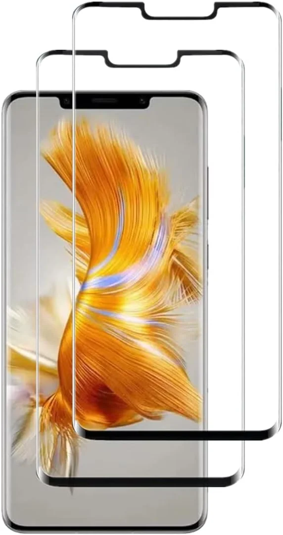 محافظ صفحه نمایش خمیده سه بعدی VIESUP برای HUAWEI Mate 50 Pro 2022، [2 عدد] شیشه حرارت دیده با سختی 9H برای HUAWEI Mate50 Pro 6.74 اینچ