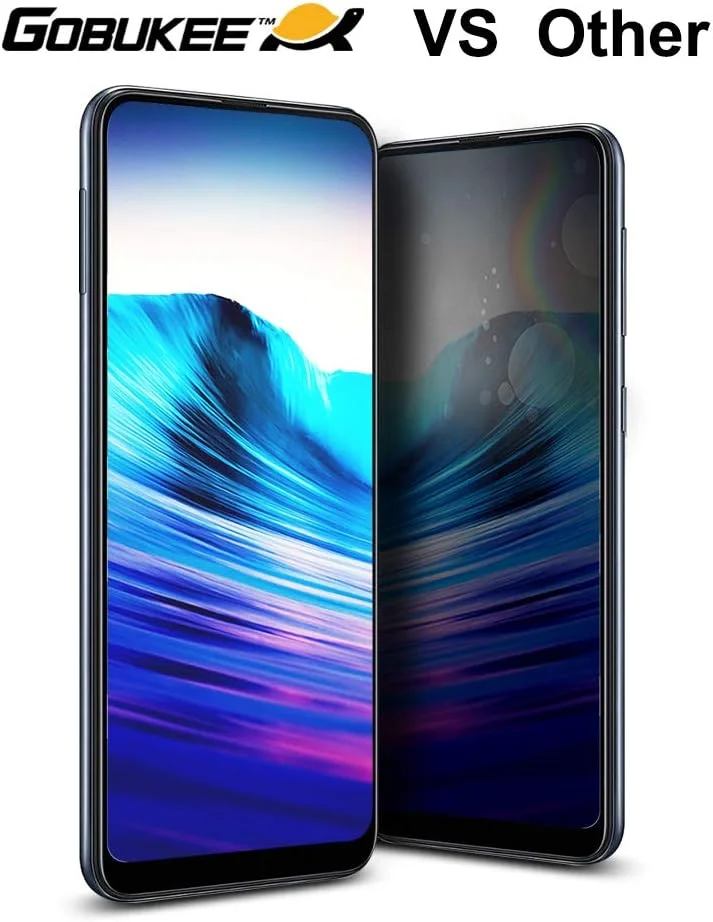 محافظ صفحه نمایش شیشه ای حرارت دیده گوبوکی 2 عددی برای گوشی هواوی P30 [پوشش کامل لبه به لبه] شفاف HD، بدون حباب، سازگار با قاب، ضد اثر انگشت