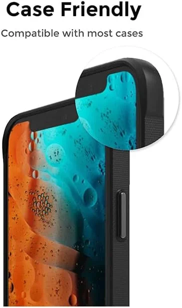 محافظ صفحه نمایش شیشه ای O Ozone [بسته 2 عددی] برای گوشی هوآوی میت 40 پرو، شیشه حرارت دیده، شفافیت HD، مقاوم در برابر خراش، ضد اثر انگشت، پوشش کامل صفحه نمایش - مشکی