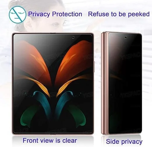 محافظ صفحه نمایش هیدروژلی حریم خصوصی نرم Gruattreay سازگار با Huawei Mate X6، محافظ صفحه نمایش نرم ضد جاسوسی خارجی و فیلم صفحه نمایش داخلی و فیلم صفحه نمایش خارجی برای Mate X6