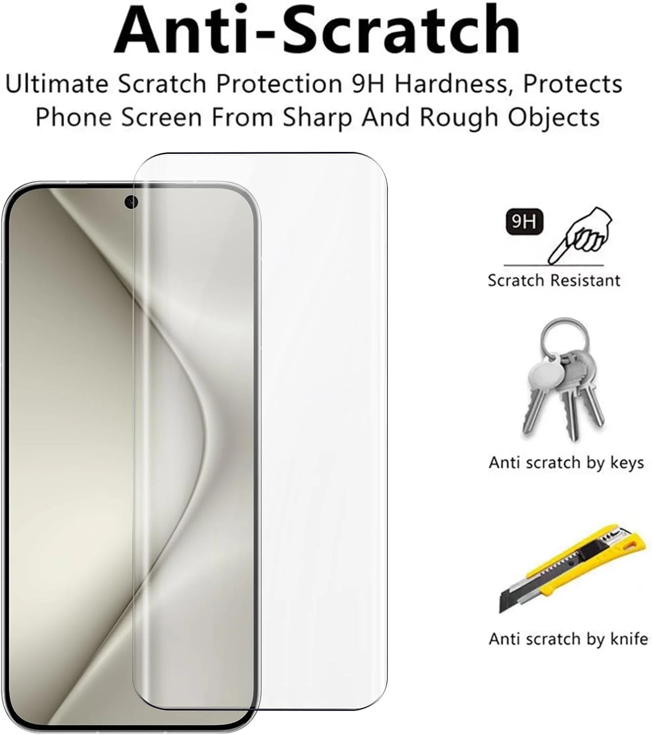 محافظ صفحه نمایش و محافظ لنز دوربین هوآوی Pura 80 Ultra مدل [2+2 عددی] Tujibeay، شیشه حرارت دیده، ضد خش و بدون حباب (2025)