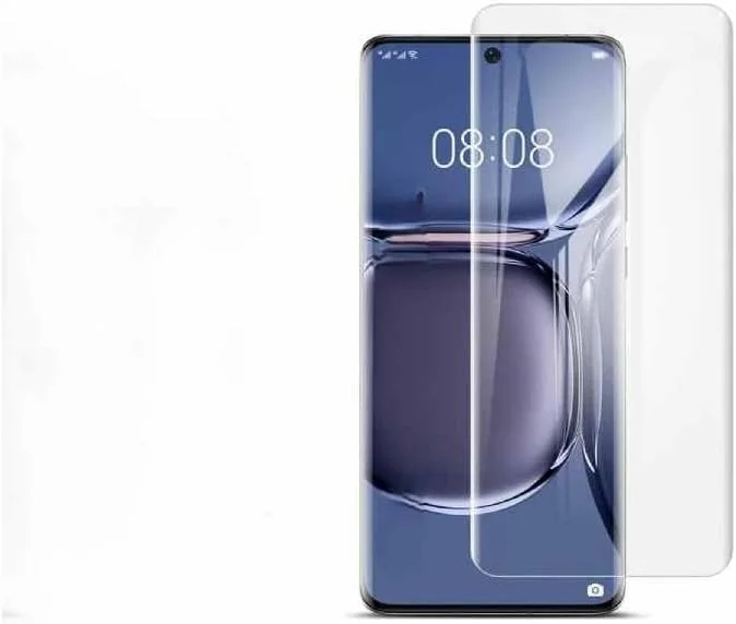 محافظ صفحه نمایش پورتال AE سازگار با UV مناسب برای Huawei P50pro چسب ژله ای مقاوم در برابر خراش [وضوح HD]
