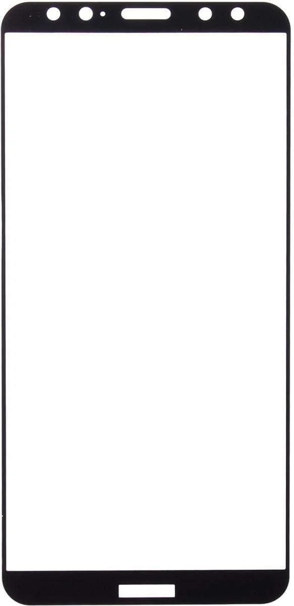 محافظ صفحه نمایش شیشه ای حرارت دیده فول اسکرین سه بعدی مشکی هواوی میت 10 لایت