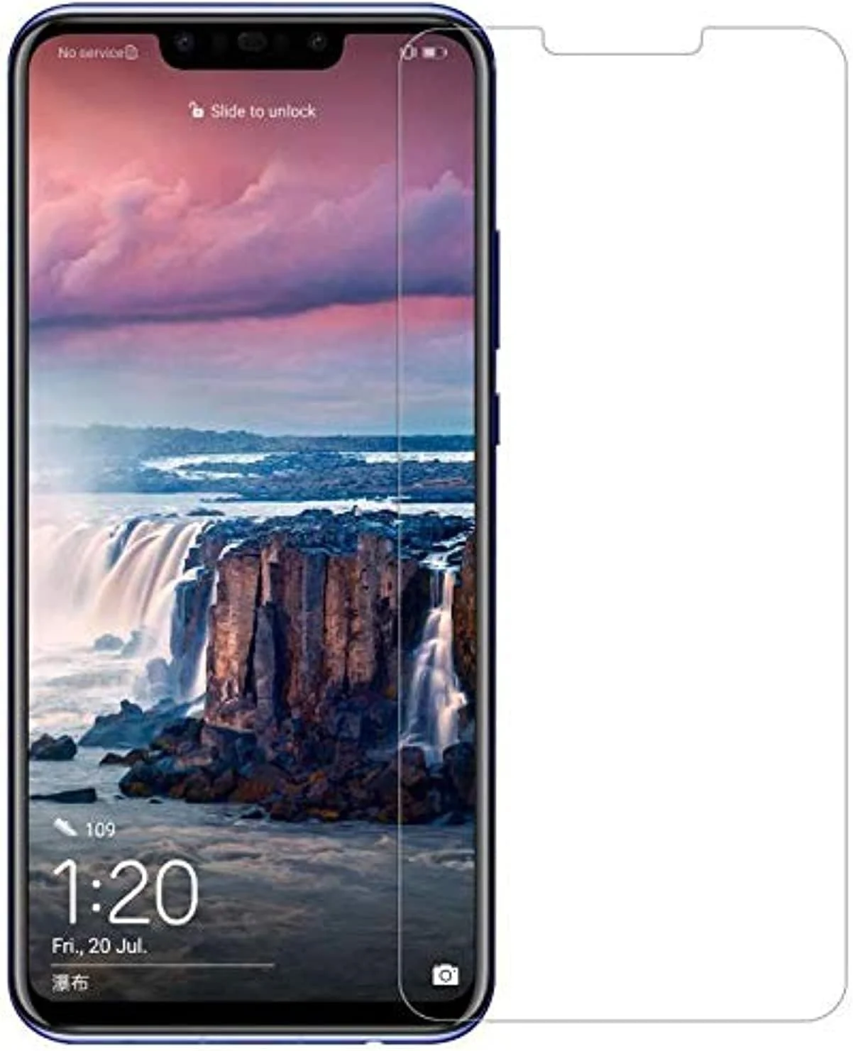 محافظ صفحه نمایش شیشه ای حرارت دیده برای هوآوی نوا 3I - شفاف