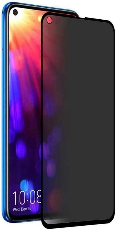 محافظ صفحه نمایش شیشه ای حریم خصوصی Muzz برای هواوی Nova 5T، سختی 9H [ضد خش] [ضد اثر انگشت] بدون حباب برای هواوی Nova 5T مشکی