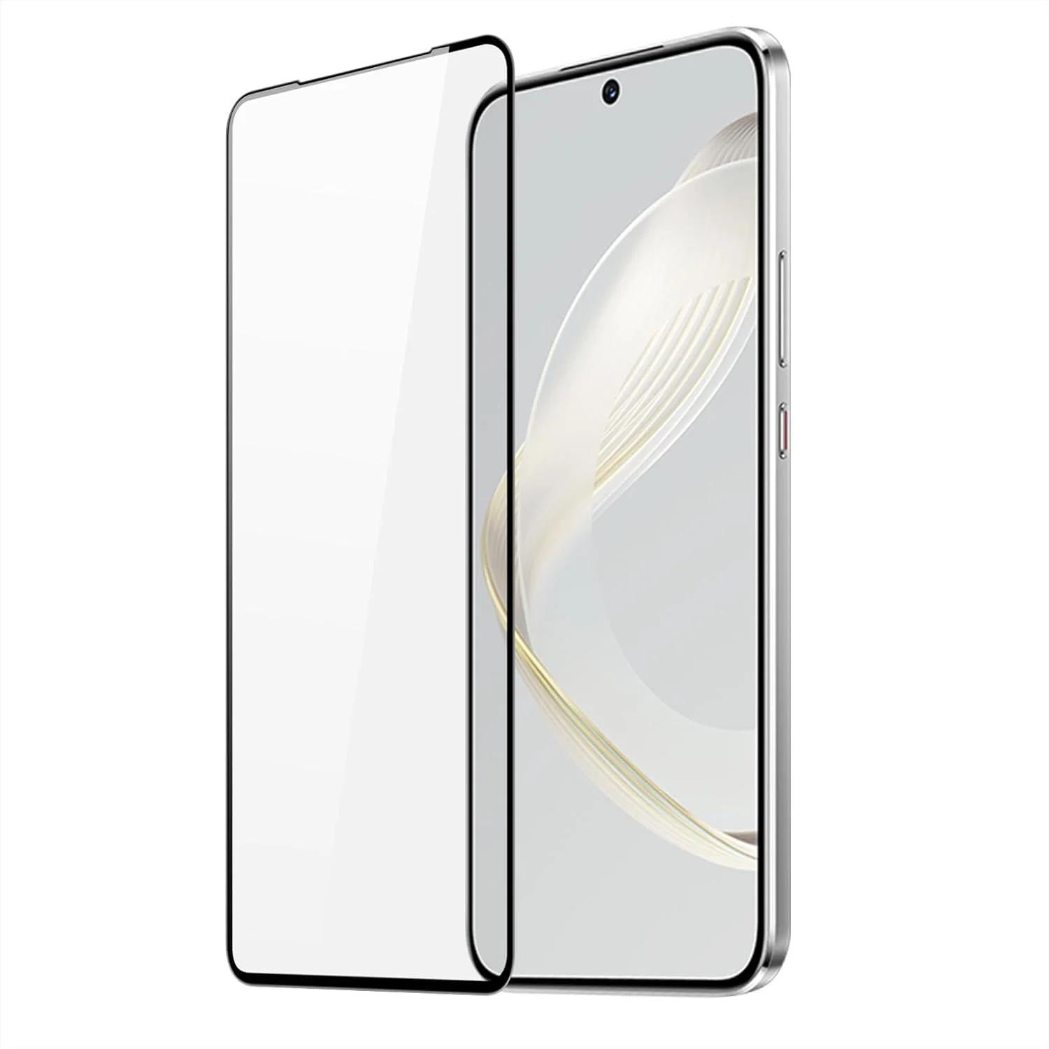 محافظ صفحه نمایش شیشه ای DUX DUCIS 9D مناسب برای Huawei nova 12s/nova 12 Lite/nova 11، شیشه آلومینیوم-سیلیکون 0.33 میلی متری ضد جاسوسی - مشکی (1 بسته)